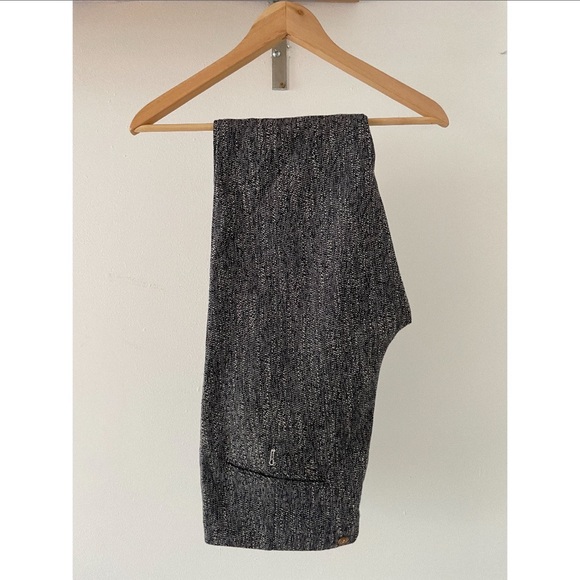ASOS - 32x34 - Grey Marl Polyester/Wool Smart Trousers - Cigarette Fit - Picture 1 of 2